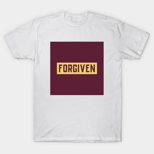 Christian Faith Based Forgiven T-Shirt by WearTheWord